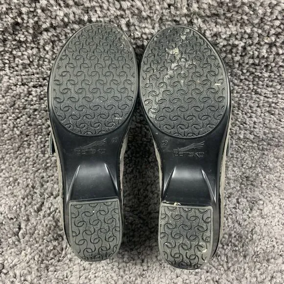 Women's Taupe Suede Clogs - Picture 7 of 8